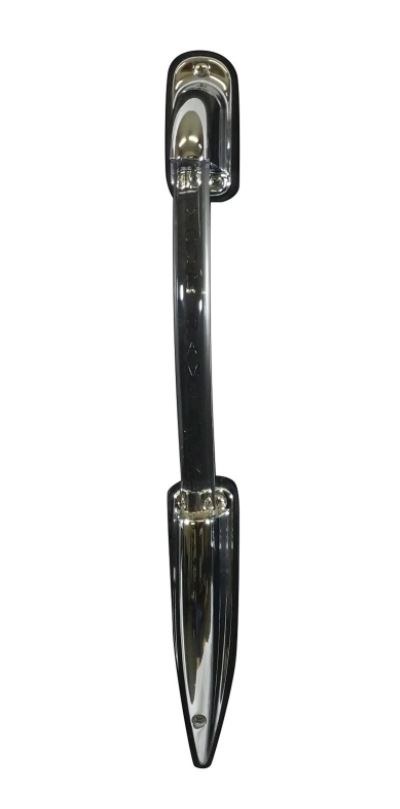 Fleming Sale Exterior Grab Bar, Clear, Acrylic Plastic, 12 Inch Length X 1-3/4 Inch Width, Curved Design, With 3 LED Light, 1.3 Watts, Single – TF-1