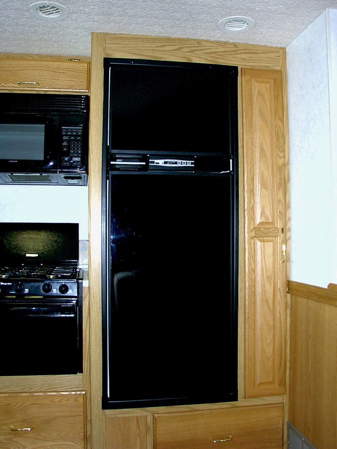 Frv Inc Refrigerator Door Panel, Fits Atwood Refrigerator Helium Series, For 6 Cubic Foot Units, Black, Acrylic – HE0601L