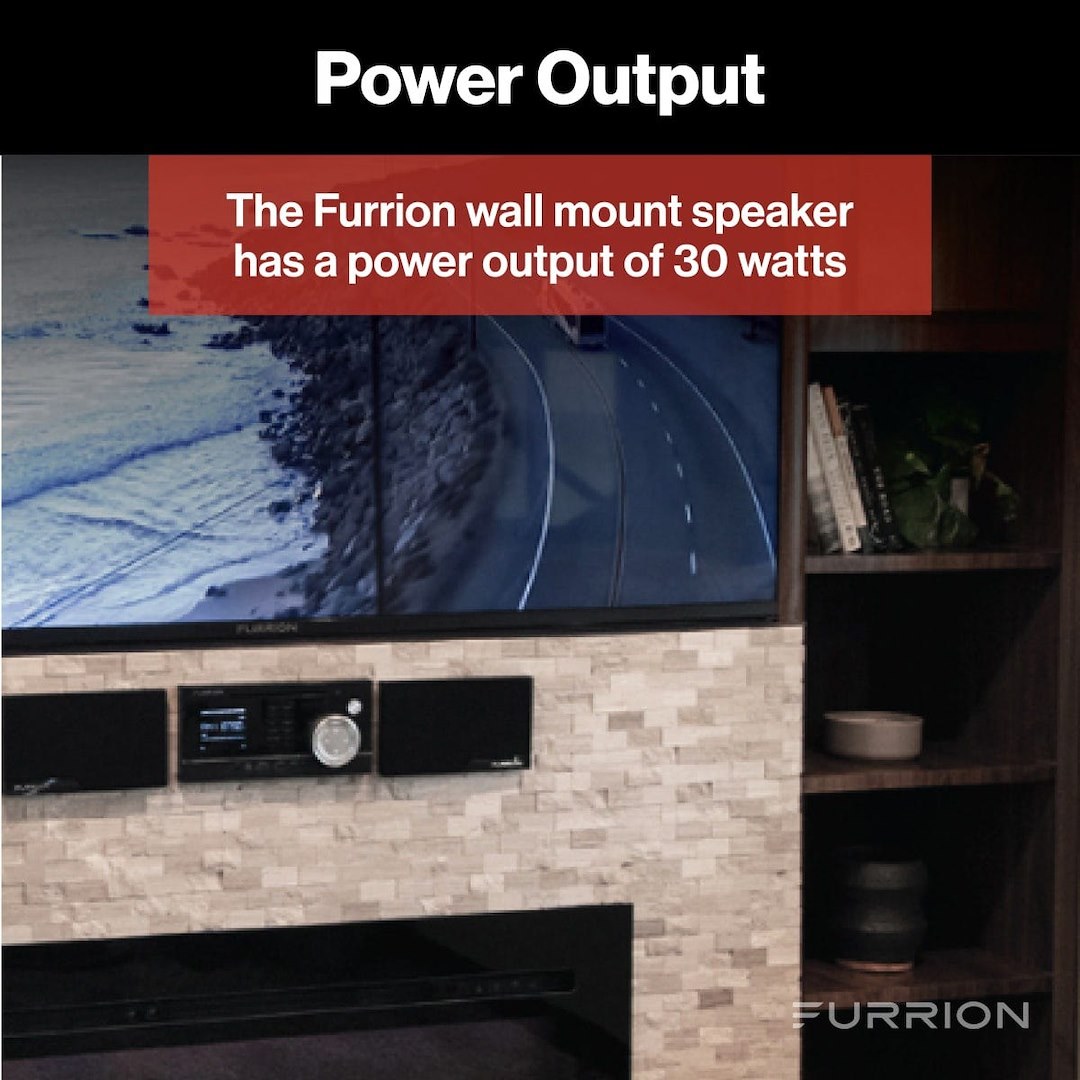 Furrion Speaker, 6-1/2 Inch Diameter Woofer, 15 Watt Rms/ 30 Watt Maximum, 4 Ohm Impedance, 60 Hz Through 20 Khz Frequency Response – FS65W