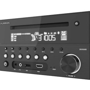 Furrion Radio, Automotive, AM/ FM, With Bluetooth Functionality, CD/ DVD/ MP3/ Wma/ MP4, With 1 Each Front Auxiliary/ USB/ HDMI Inputs – DV3100S