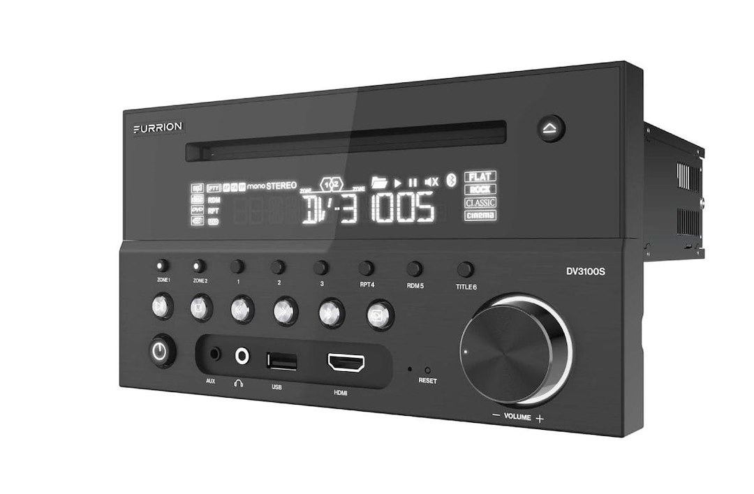 Furrion Radio, Automotive, AM/ FM, With Bluetooth Functionality, CD/ DVD/ MP3/ Wma/ MP4, With 1 Each Front Auxiliary/ USB/ HDMI Inputs – DV3100S