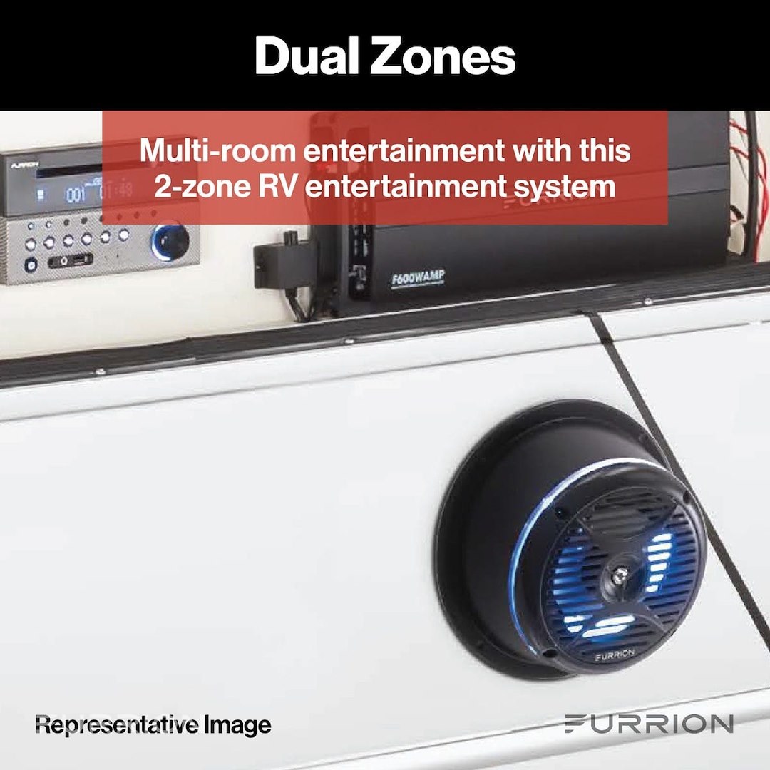Furrion Radio, Automotive, AM/ FM, With Bluetooth Functionality, CD/ DVD/ MP3/ Wma/ MP4, With 1 Each Front Auxiliary/ USB/ HDMI Inputs – DV3100S