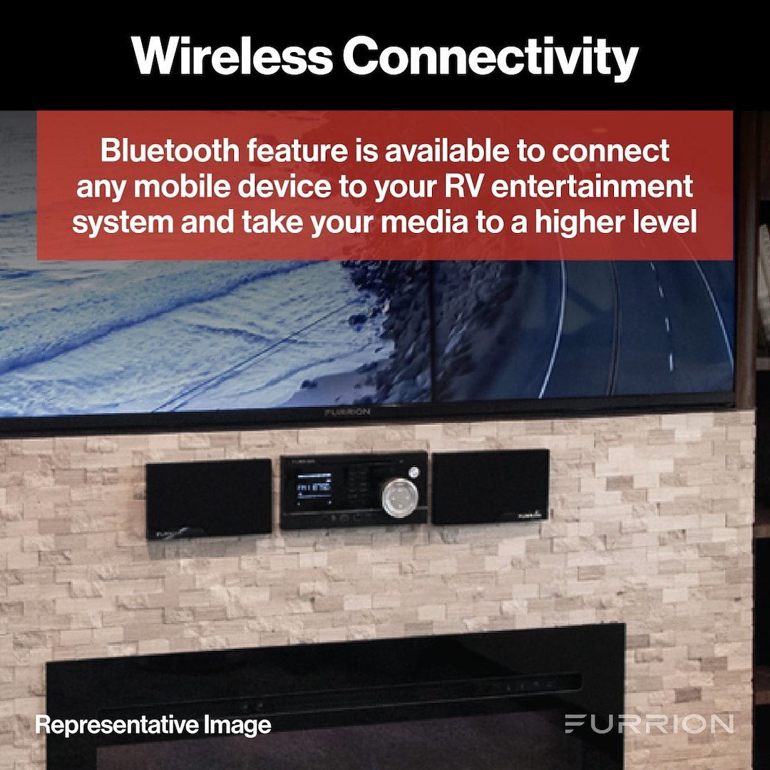 Furrion Radio, Automotive, AM/ FM, With Bluetooth Functionality, CD/ DVD/ MP3/ Wma/ MP4, With 1 Each Front Auxiliary/ USB/ HDMI Inputs – DV3100S