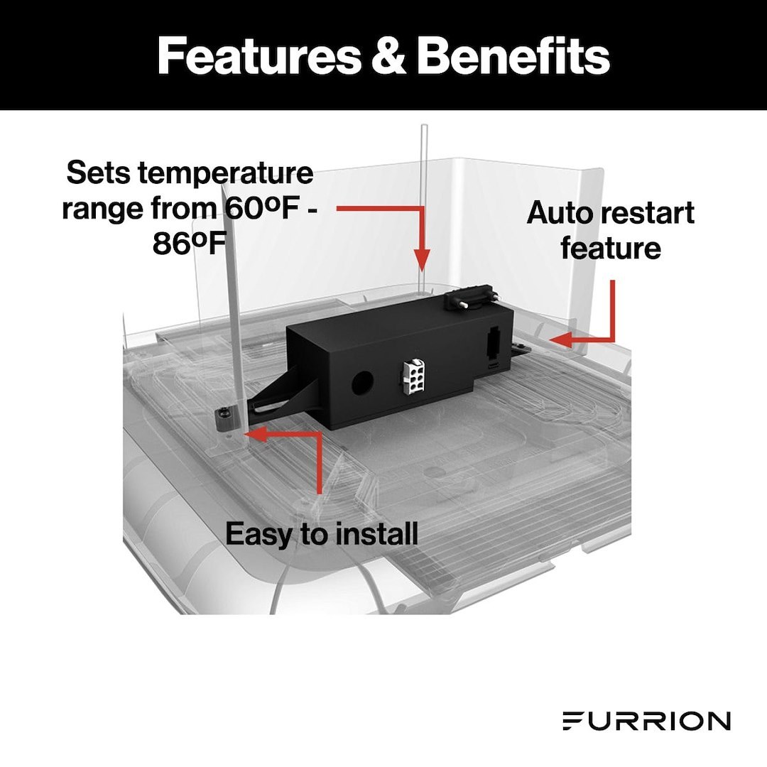 Furrion Air Conditioner Control Box Assembly, Furrion Chill ™, For Furrion Chill ™ Air Conditioner Systems, Multi Zone – FACC12ZA-BL