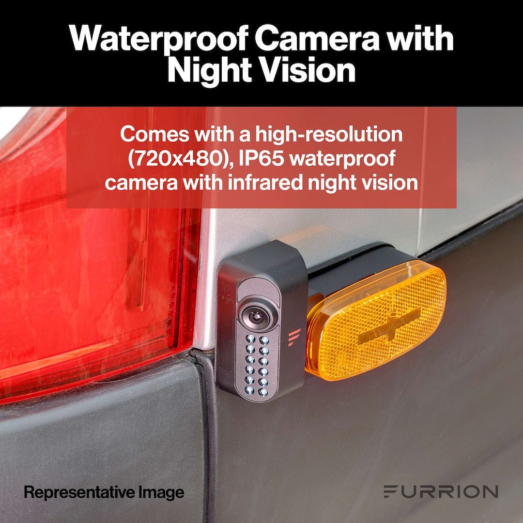 Furrion Backup Camera, Vision S, Mounts at the Side Marker Light, Left/ Right Side of the Vehicle, Display Sold Separately – FCE48TASH