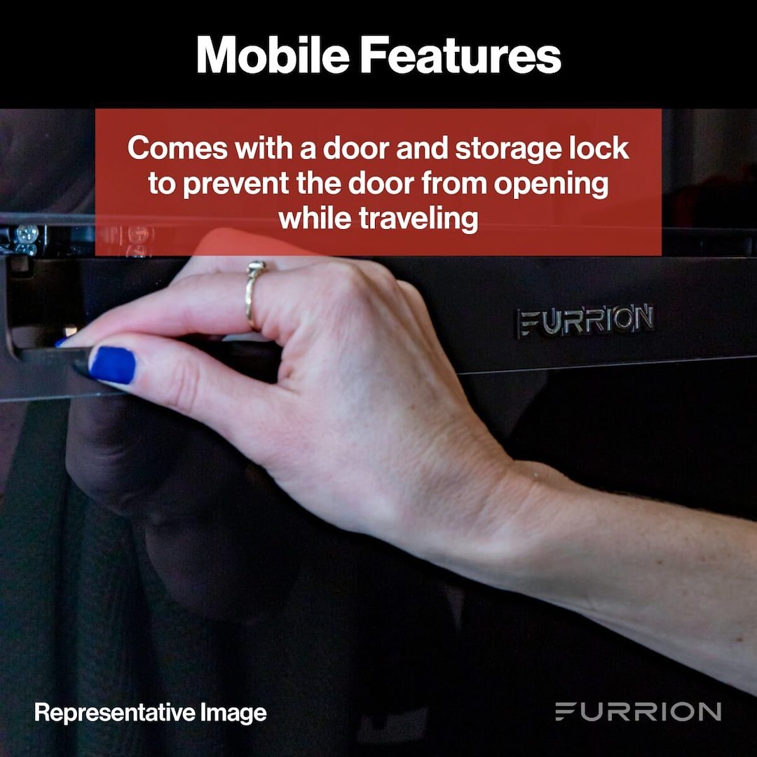 Furrion Refrigerator, Arctic™, Dual Compartment Refridgerator with Freezer, Permanent Bolt-IN – FCR10DCGTA-BL