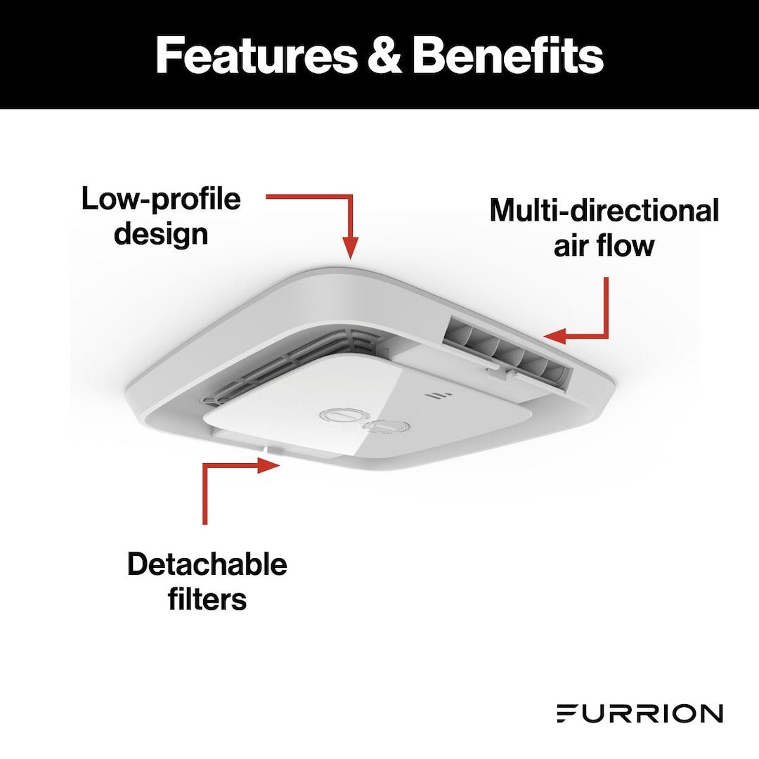 Furrion Air Conditioner Ceiling Assembly, Furrion Chill ™, For Use with Furrion Chill ™ FACR15SA Model Rooftop Air Conditioners, White – FACT11MA-PS