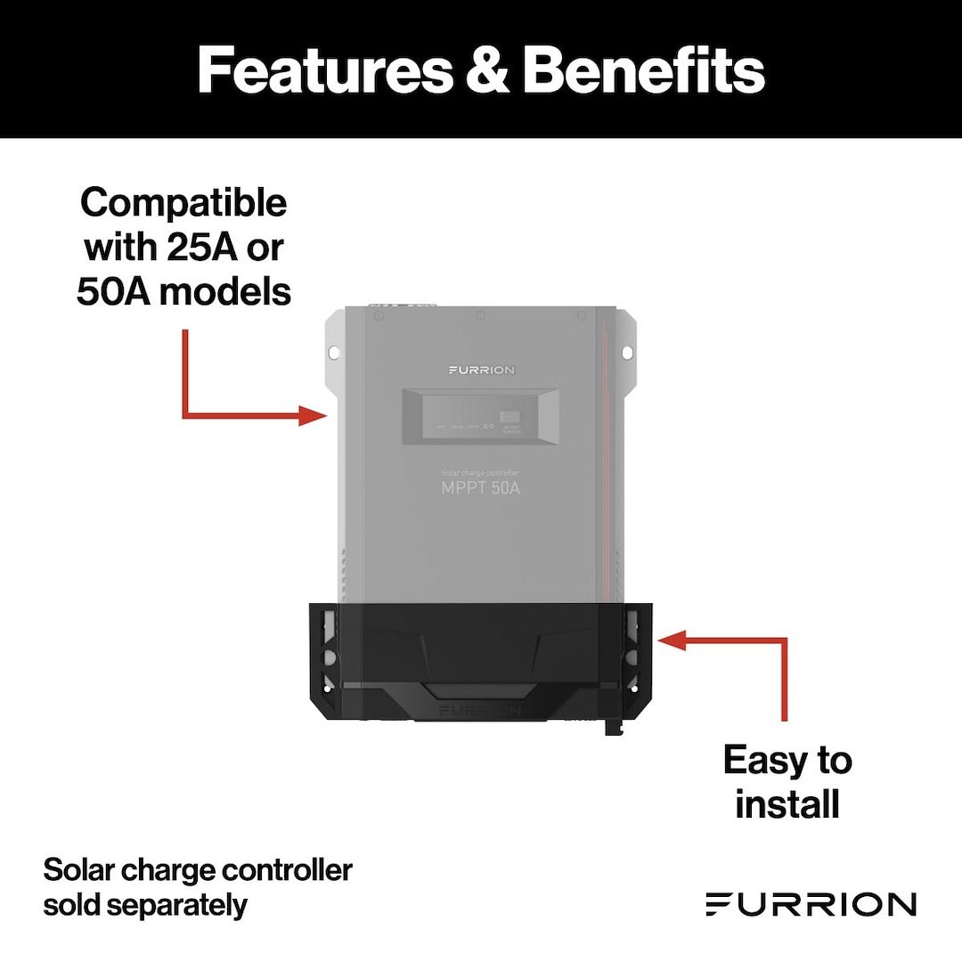 Furrion Battery Charger Controller Mounting Bracket, Net-Zero – FSCC60PWM-BL