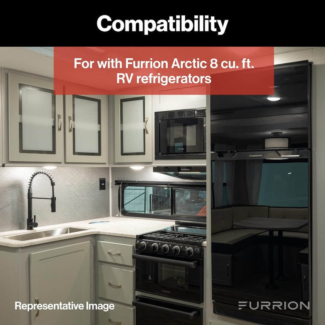 Furrion Refrigerator Door Panel, Arctic ™, Refrigerator and Freezer Door Panel Set for Furrion FCR08DCGTA Refrigerator – C-FCR08DCGTA-A01