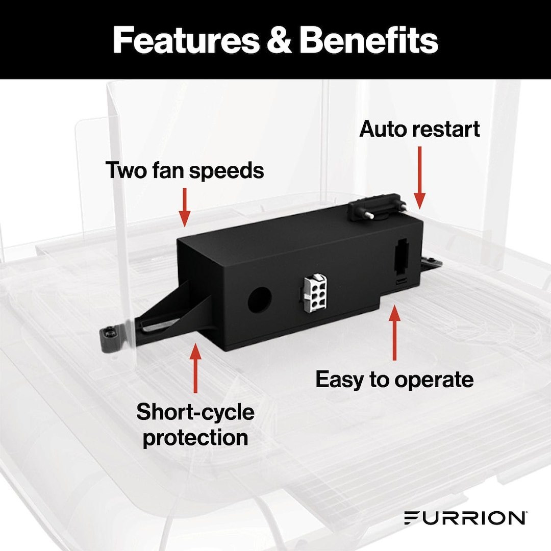 Furrion Air Conditioner Control Box Assembly, Furrion Chill ™ He, For Furrion Chill ™ He Air Conditioner Systems, Single Zone – FACC10ESSA-BL