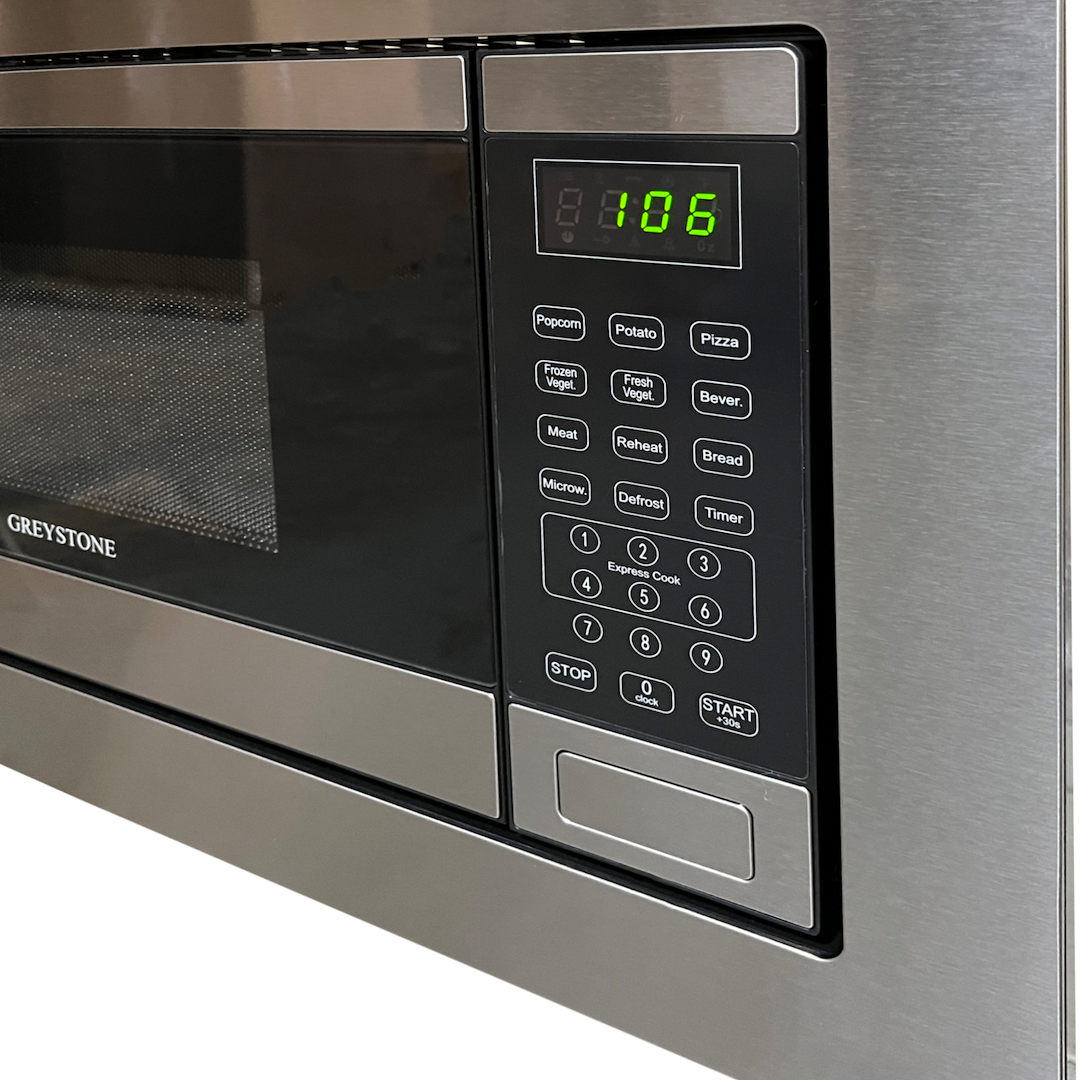 Furrion Microwave Oven, Greystone ®, 0.9 Cubic Foot Capacity, 900 Watts, Digital Touchpad Temperature Control – 107848