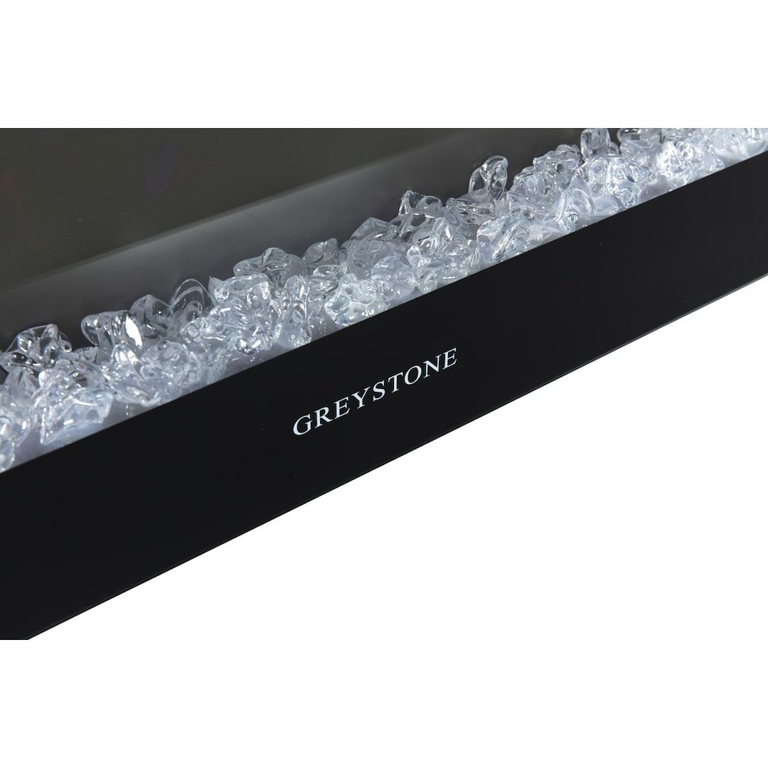 Furrion Fireplace Insert, Greystone ®, Electric Fireplace with Crystal Log Set, 31 Inch Length Viewing Area, Plug-IN Mount, Non-Vented – F31-18A