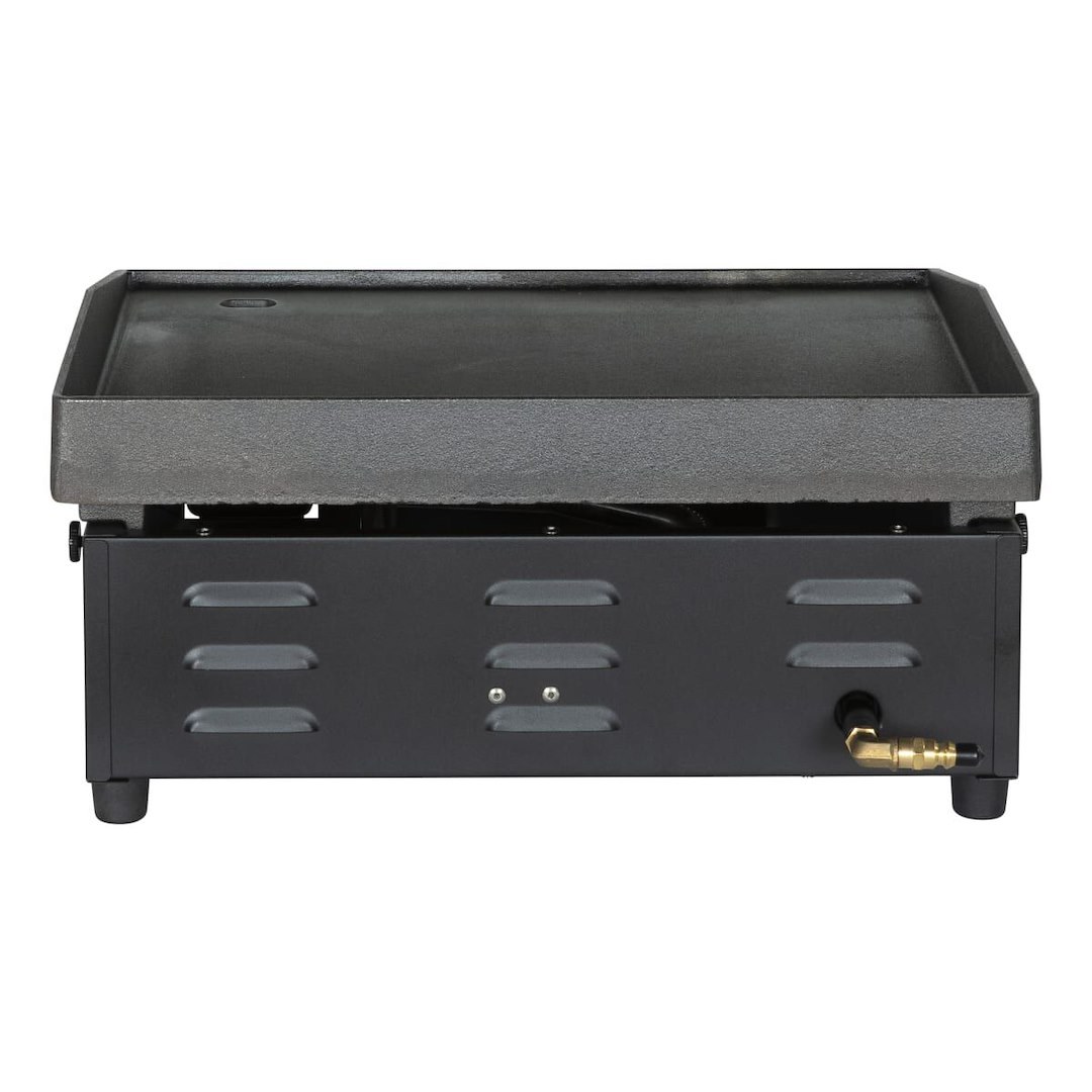 Furrion Griddle, Greystone ®, For Outdoor and Indoor Use, 17 Inch Length, Rectangular, Porcelain Flat Top Griddle and Grill, With Drip Tray – BC1715D