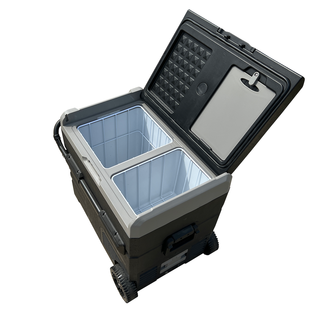 Furrion Refrigerator, Single Compartment, Portable, 22.4 Inch Height X 23.62 Inch Width X 15-3/4 Inch Depth, 1.9 Cubic Feet, 12 Volt – TWW55
