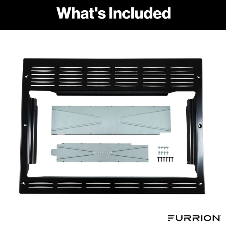 Furrion Microwave Oven Trim Kit, Use with Furrion Microwave FMAM11AA-BL, 24.19 Inch Length X 18.13 Inch Height X 2.75 Inch Width, Black – 2024001707