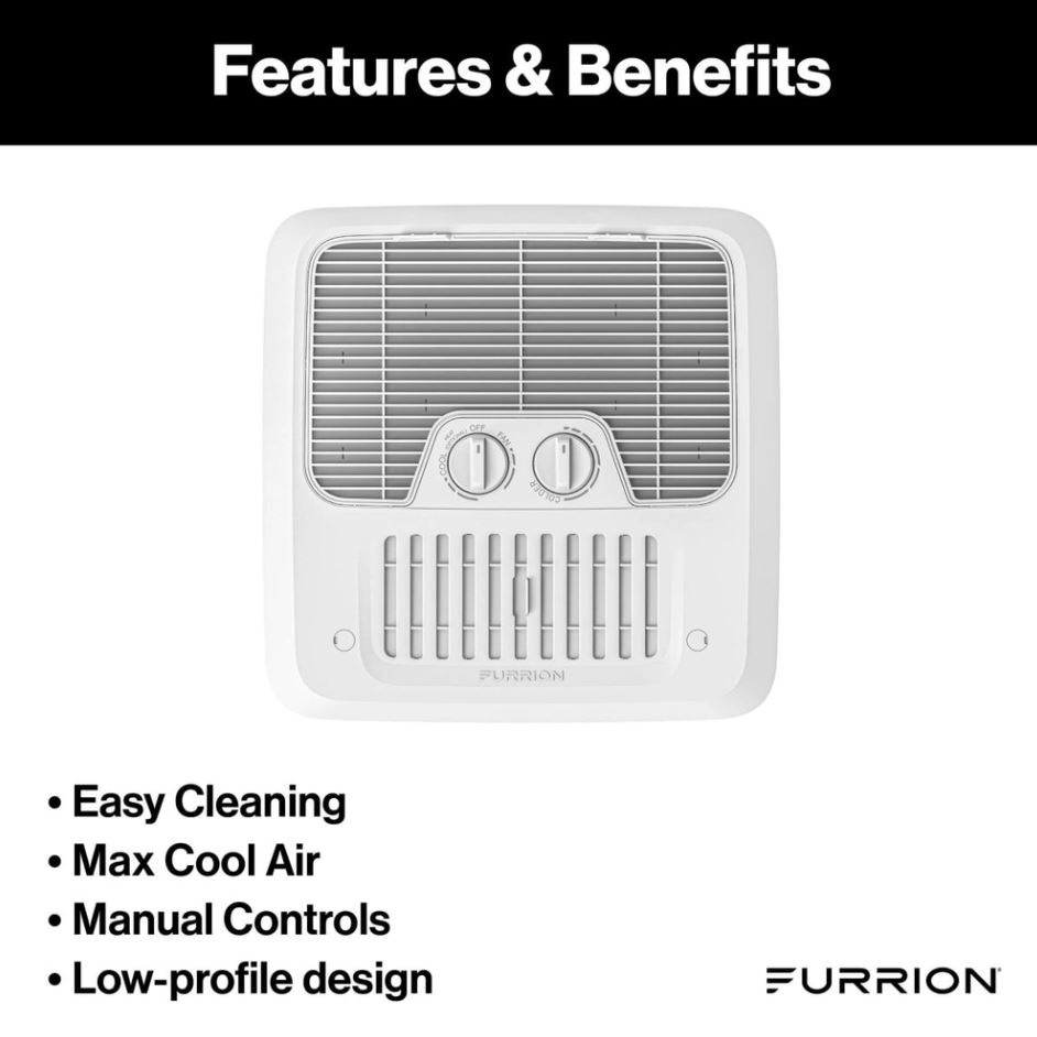 Furrion Air Conditioner Ceiling Assembly, Furrion Chill ™, For Use with Furrion Rooftop R32 Air Conditioners – FACT11CA2-PS-AM