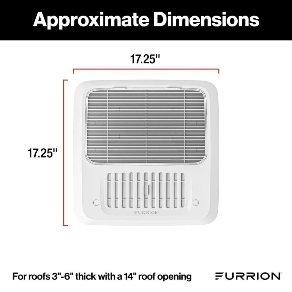 Furrion Air Conditioner Ceiling Assembly, Furrion Chill ™, For Use with Furrion Rooftop R32 Air Conditioners – FACT12CA2-PS-AM