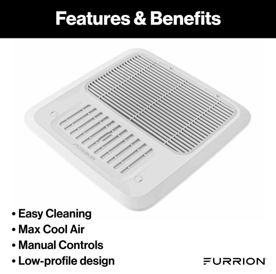 Furrion Air Conditioner Ceiling Assembly, Furrion Chill ™, For Use with Furrion Rooftop R32 Air Conditioners – FACT12CA2-PS-AM