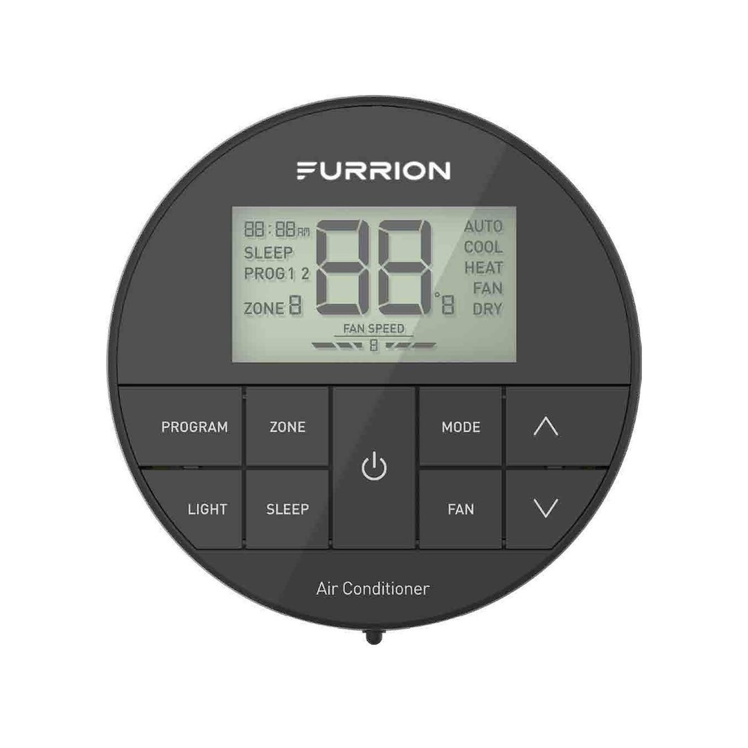 Furrion Wall Thermostat, Furrion Chill ™ He, Use with Furrion Chill ™ He R32 Air Conditioners, Multi Zone, Heat/ Cool – FACW12ESZA2-BL-AM