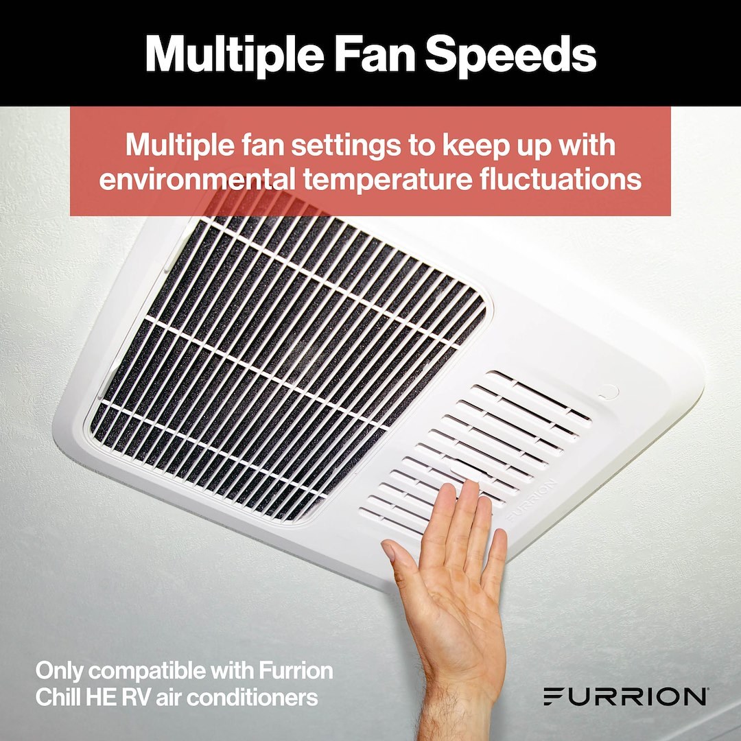 Furrion Wall Thermostat, Furrion Chill ™ He, Use with Furrion Chill ™ He R32 Air Conditioners, Multi Zone, Heat/ Cool – FACW12ESZA2-BL-AM