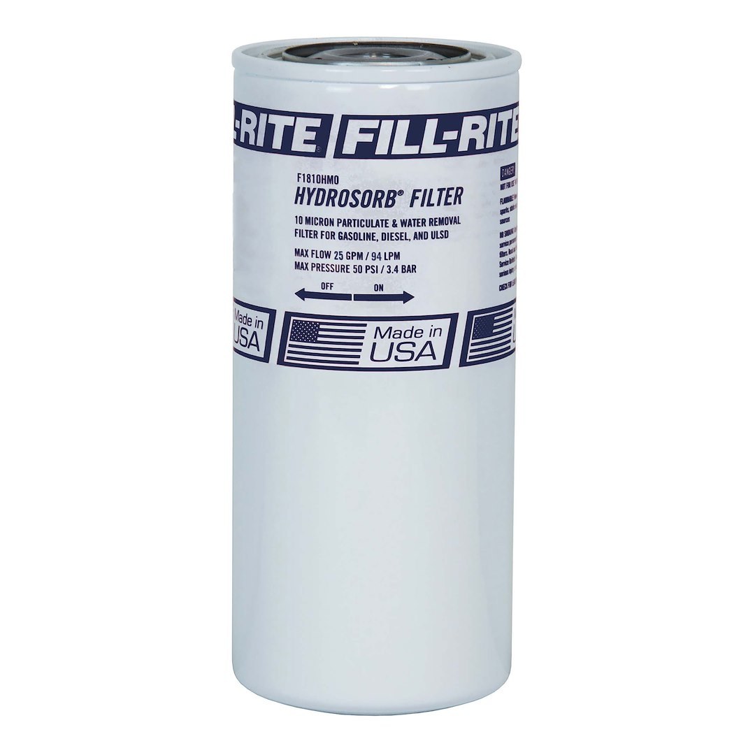 Fill Rite Liquid Transfer Tank Pump Filter, Hydrosorb®, Filter Element Insert, Spin on, Removes Water/ Particulates – F1810HM0