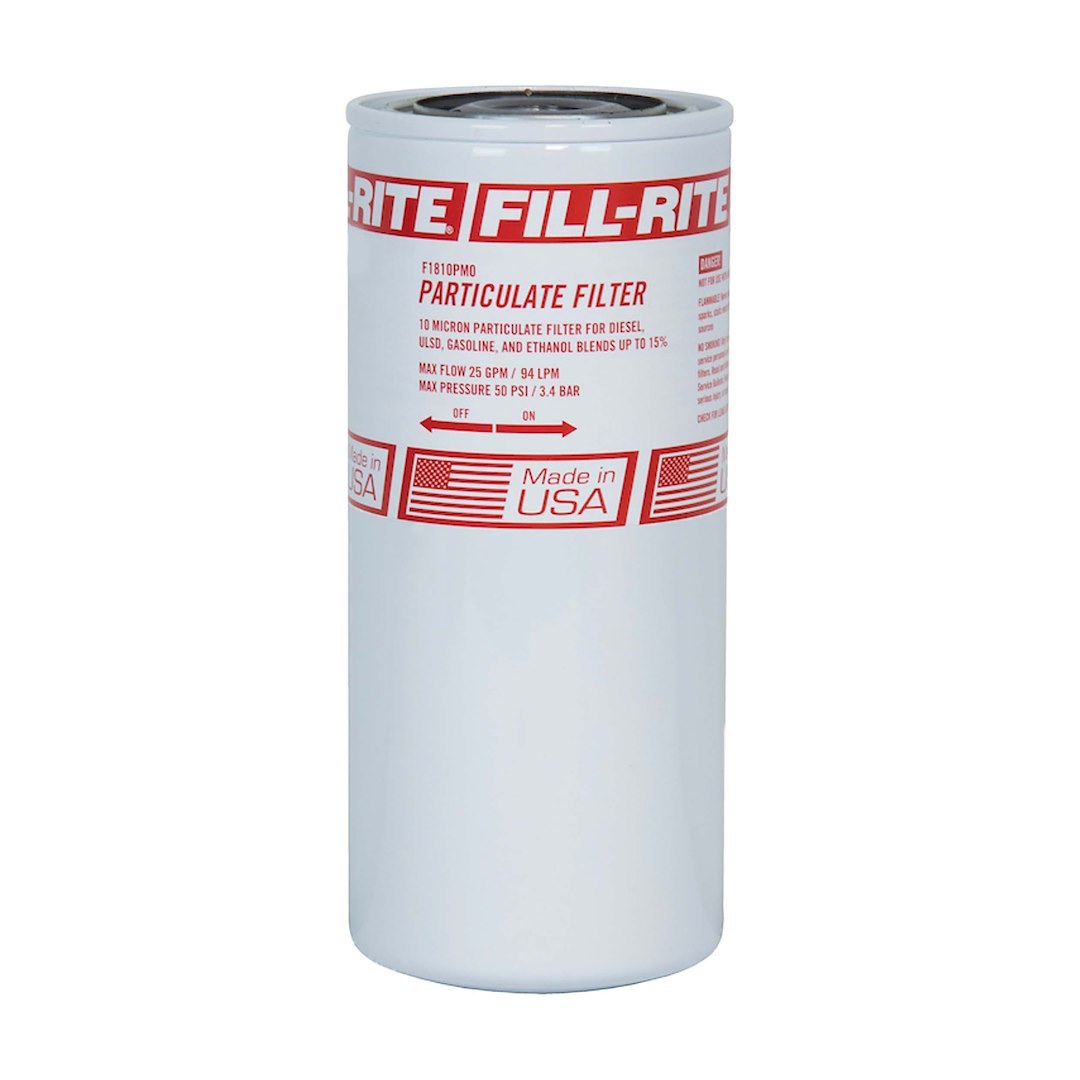 Fill Rite Liquid Transfer Tank Pump Filter, Filter Element Insert, Spin on, Removes Particulates – F1810PM0