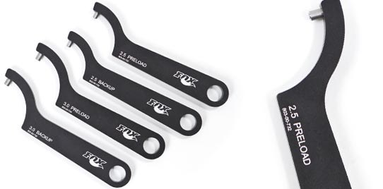 Fox Racing Shox Coil Over Adjustment Tool, Preload Spanner Wrench, 2.5 Series Coil Overs, Painted, Aluminum – 803-00-732