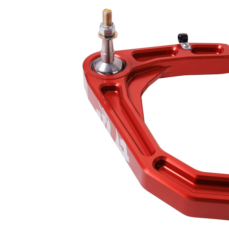 Fox Racing Shox Control Arm, Boxed, Adjustable, Red, Billet Aluminum, Uniball Joints, Set of 2 – 803-35-001