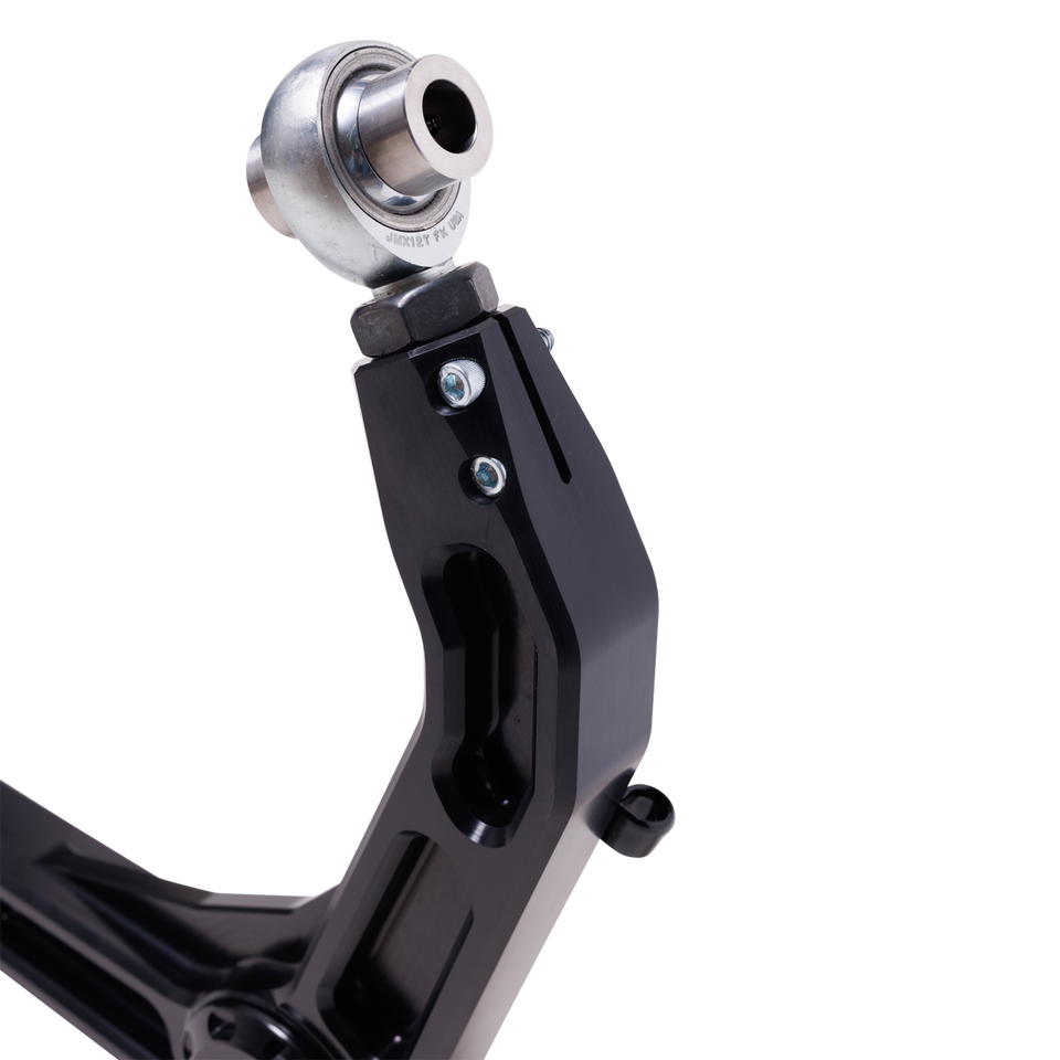 Fox Racing Shox Control Arm, Boxed, Adjustable, Black, Billet Aluminum, Uniball Joints, Set of 2 – 803-35-020
