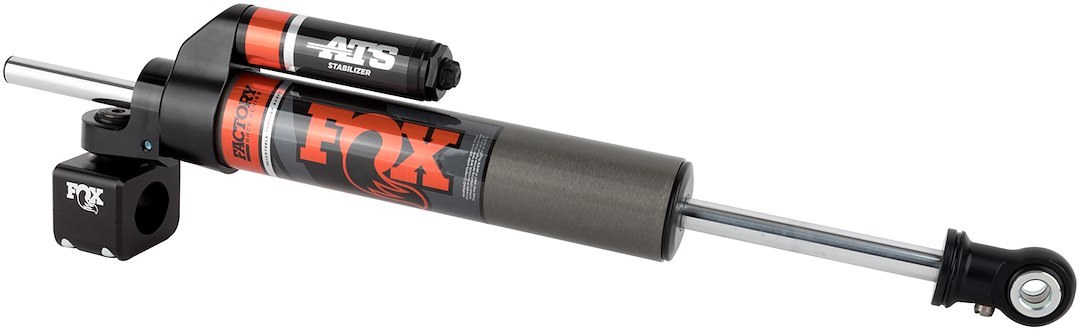 Fox Racing Shox Steering Stabilizer, 2.0 Adventure Series, Single, Aluminum, With Stabilizer and Clamp, With External Reservoir – 983-02-145