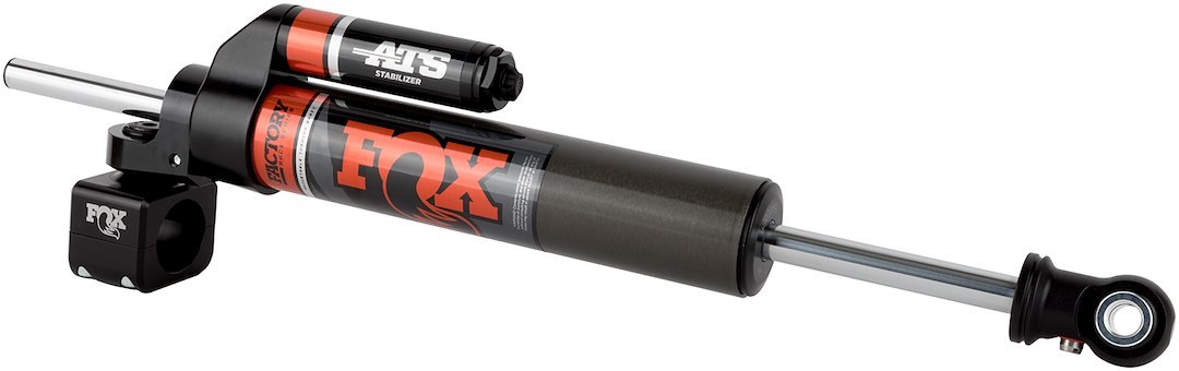 Fox Racing Shox Steering Stabilizer, 2.0 Factory Series, Single, Aluminum, With Stabilizer and Clamp, With External Reservoir – 983-02-146