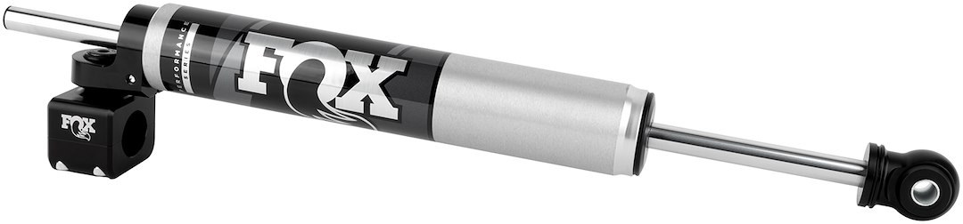 Fox Racing Shox Steering Stabilizer, Performance Series, Single, Aluminum, With Bracket, Mounts to OE Locations – 985-02-121
