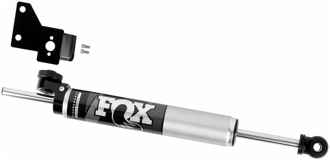 Fox Racing Shox Steering Stabilizer, Performance Series, Single, Aluminum, With Bracket, Mounts to OE Locations – 985-02-127