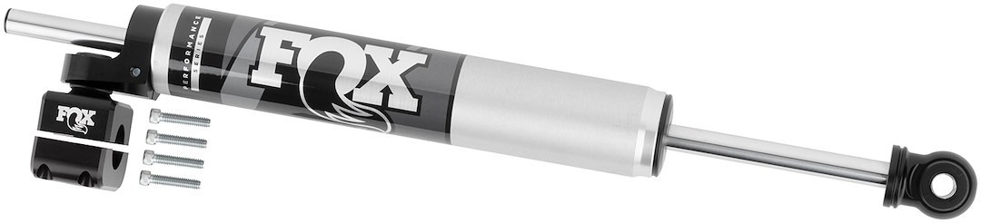 Fox Racing Shox Steering Stabilizer, Performance Series, Single, Aluminum, With Bracket, Mounts to OE Locations – 985-02-132