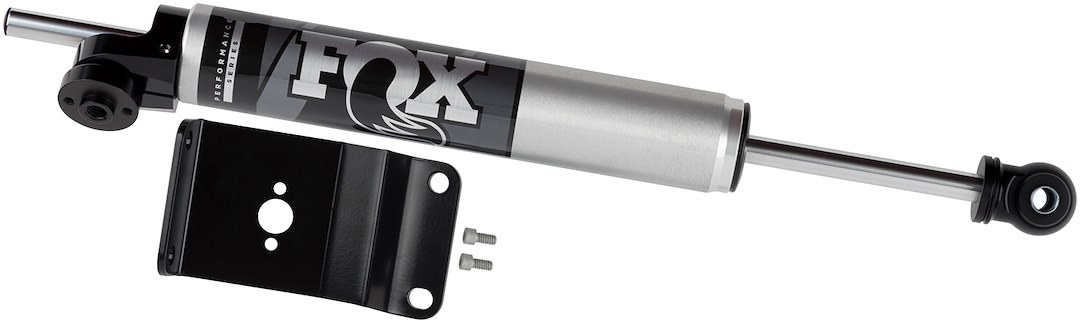 Fox Racing Shox Steering Stabilizer, Performance Series, Single, Aluminum, With Bracket, Mounts to OE Locations – 985-02-135