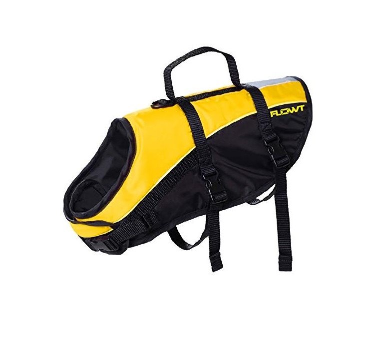 Flowt Pet Life Vest, Dog Vest, Yellow, X-Large – 40903-XL
