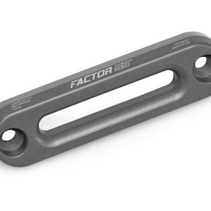 Factor 55 Winch Fairlead, Xtv, Hawse Style, For Use with Synthetic Rope on Utvs and Atvs, 6 Inch Bolt Pattern, Anodized, Gun Metal Gray – 00023