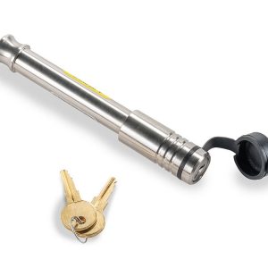 Factor 55 Trailer Hitch Pin, Barbell, 5/8 Inch Diameter, 3-1/8 Inch Span, Use with 2 and 2-1/2 Inch Hitches, Locking, Single – 00037