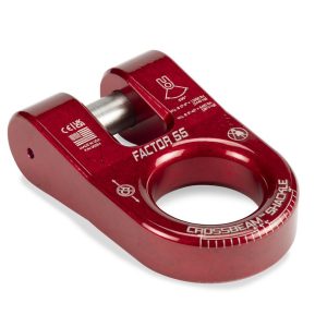 Factor 55 Winch Cable Shackle, Crossbeam, Connects Recovery Accessories to Shackle Mount, Single Pin – 00054-01