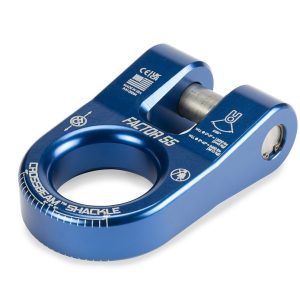 Factor 55 Winch Cable Shackle, Crossbeam, Connects Recovery Accessories to Shackle Mount, Single Pin – 00054-02