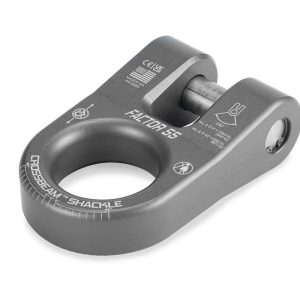 Factor 55 Winch Cable Shackle, Crossbeam, Connects Recovery Accessories to Shackle Mount, Single Pin – 00054-06