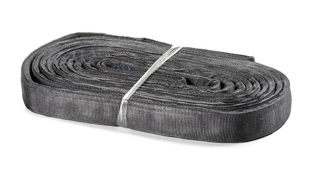 Factor 55 Tow Strap, 30 Foot X 2 Inch, Gray and Black, Polyester Webbing Material – 00075