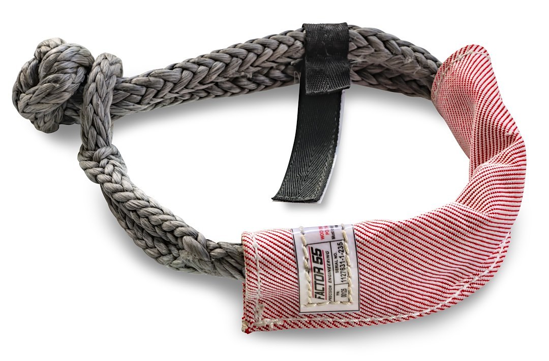 Factor 55 Winch Cable Chafe Guard, Ultraguard, Fits Over Soft Shackles and Winch Lines Up to 1/2 Inch, Uhmwpe and Polyester Blend – 00125