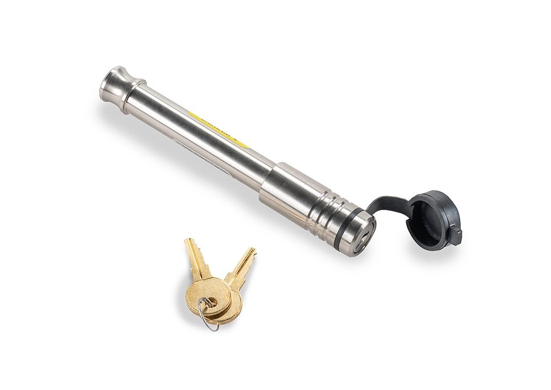 Factor 55 Trailer Hitch Pin, Barbell, 5/8 Inch Diameter, 3-7/8 Inch Span, Use with 2 Inch and 3 Inch Receiver Hitch, With Keyed Lock – 00237