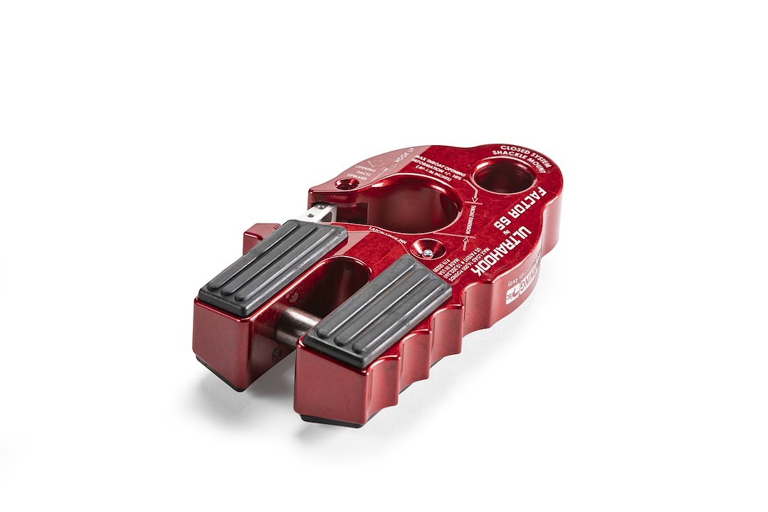 Factor 55 Winch Clevis Hook, Ultra Hook, For Up to 3/8 Inch Diameter Rope or Cable, With Shackle Pin Mounting Hole for 3/4 Inch Pin – 00250-01