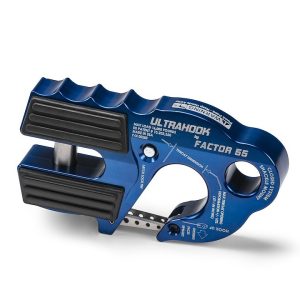 Factor 55 Winch Clevis Hook, Ultra Hook, For Up to 3/8 Inch Diameter Rope or Cable, With Shackle Pin Mounting Hole for 3/4 Inch Pin – 00250-02