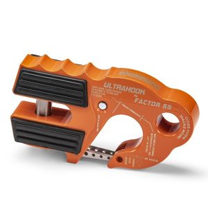 Factor 55 Winch Clevis Hook, Ultra Hook, For Up to 3/8 Inch Diameter Rope or Cable, With Shackle Pin Mounting Hole for 3/4 Inch Pin – 00250-07