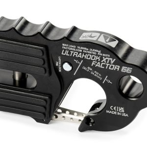 Factor 55 Winch Clevis Hook, Ultrahook Xtv, For Use with Winches Rated 6000 Pound or Less, For Up to 5/16 Inch Diameter Rope or Cable – 00275-04