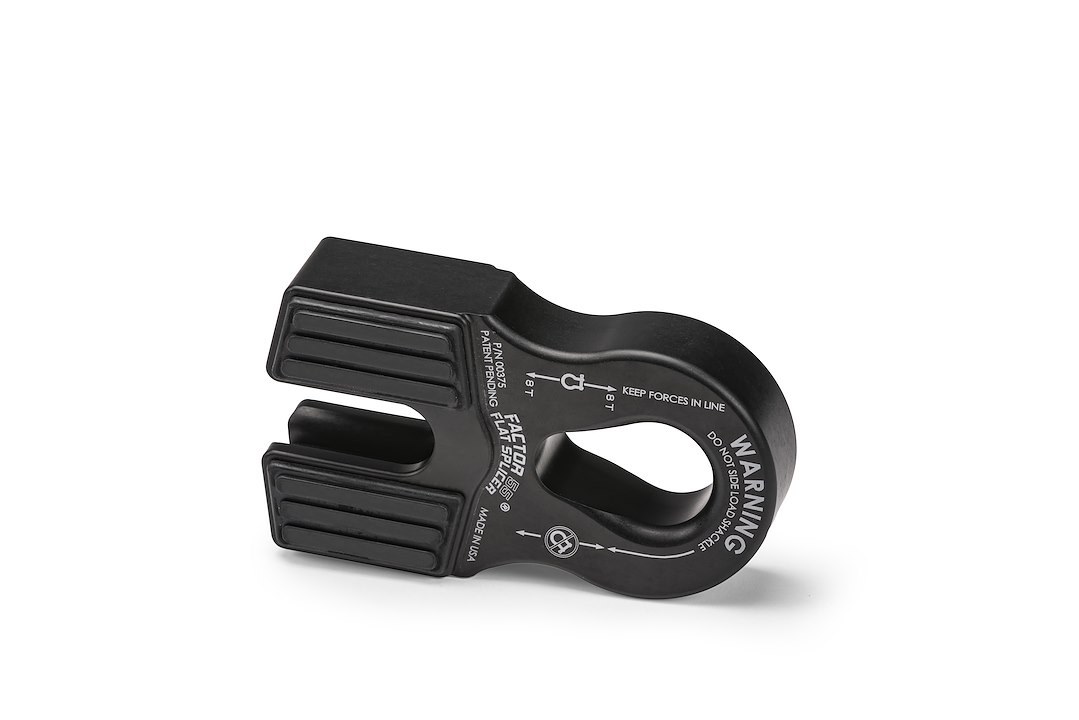 Factor 55 Winch Cable Shackle Mount, Flat Splicer, Fits 3/4 Inch Screw Pin Hook – 00375-04