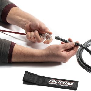 Factor 55 Winch Cable Repair Tool, Fast Fid, For Use with Synthetic Cable Up to 5/8 Inch Diameter, Red, Includes Carrying Pouch – 00420-01